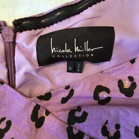 Nicole Miller Animal Print Dress - Picture 5 of 7